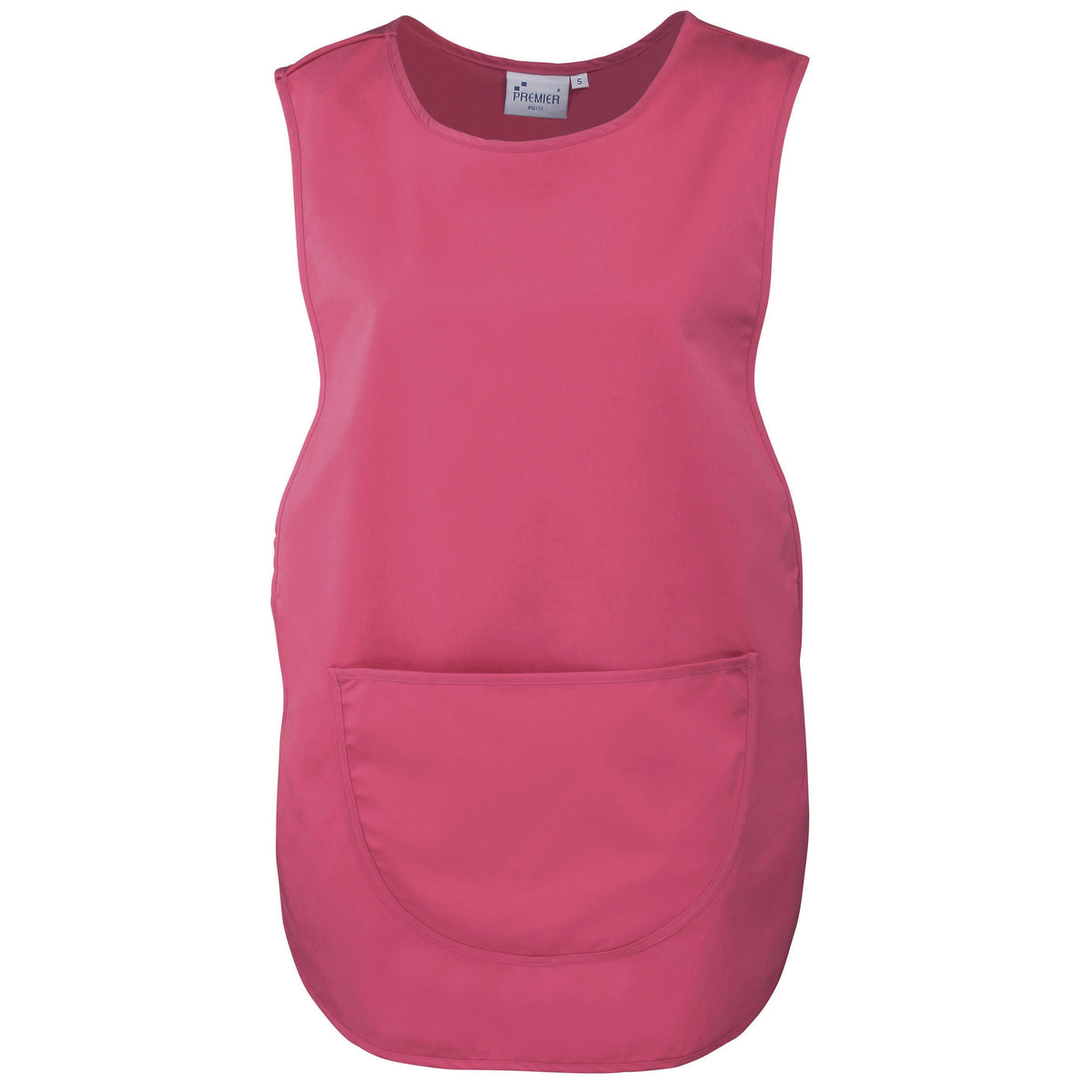 Fuchsia - Front - Premier Ladies-Womens Pocket Tabard - Workwear (Pack of 2)