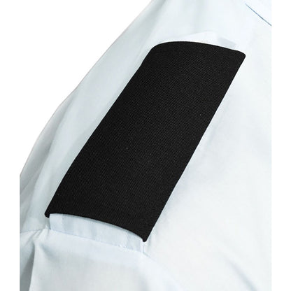 Black - Back - Premier Unisex Workwear Shirt Shoulder Epaulettes (Pack of 2)