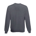 Dark Heather Grey - Side - Fruit Of The Loom Mens Classic 80-20 Heather Set-in Sweatshirt