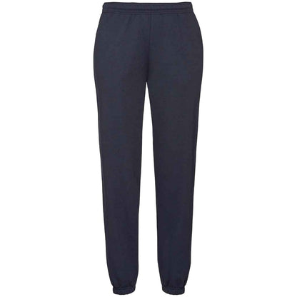 Deep Navy - Front - Fruit Of Loom Mens Classic 80-20 Elasticated Sweatpants