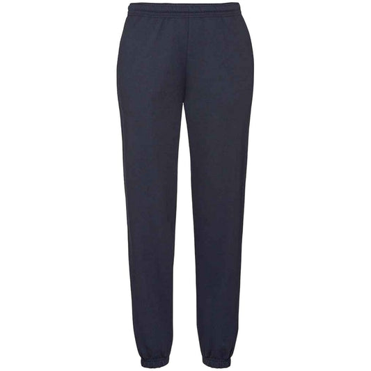 Deep Navy - Front - Fruit Of Loom Mens Classic 80-20 Elasticated Sweatpants