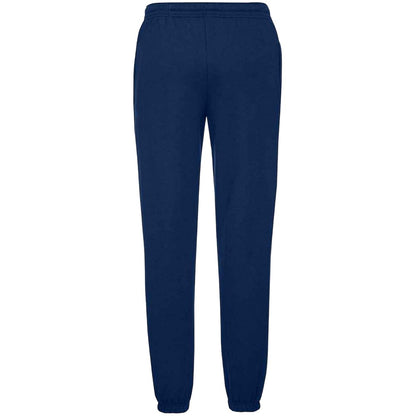 Navy - Back - Fruit Of Loom Mens Classic 80-20 Elasticated Sweatpants