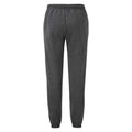 Dark Heather Grey - Back - Fruit Of Loom Mens Classic 80-20 Elasticated Sweatpants