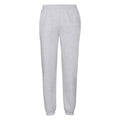 Grey Heather - Front - Fruit Of Loom Mens Classic 80-20 Elasticated Sweatpants