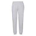 Dark Heather Grey - Lifestyle - Fruit Of Loom Mens Classic 80-20 Elasticated Sweatpants