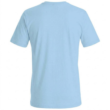Sky Blue - Back - Kariban Mens Slim Fit Short Sleeve Crew Neck T-Shirt