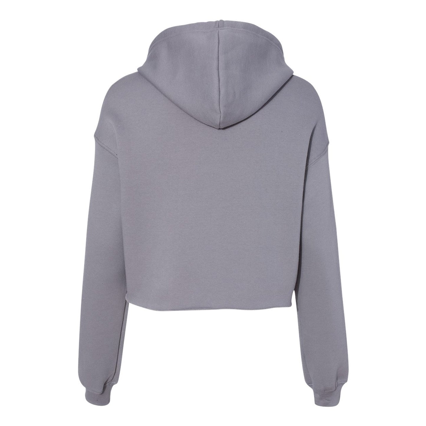 Storm - Back - Bella + Canvas Womens-Ladies Cropped Fleece Hoodie