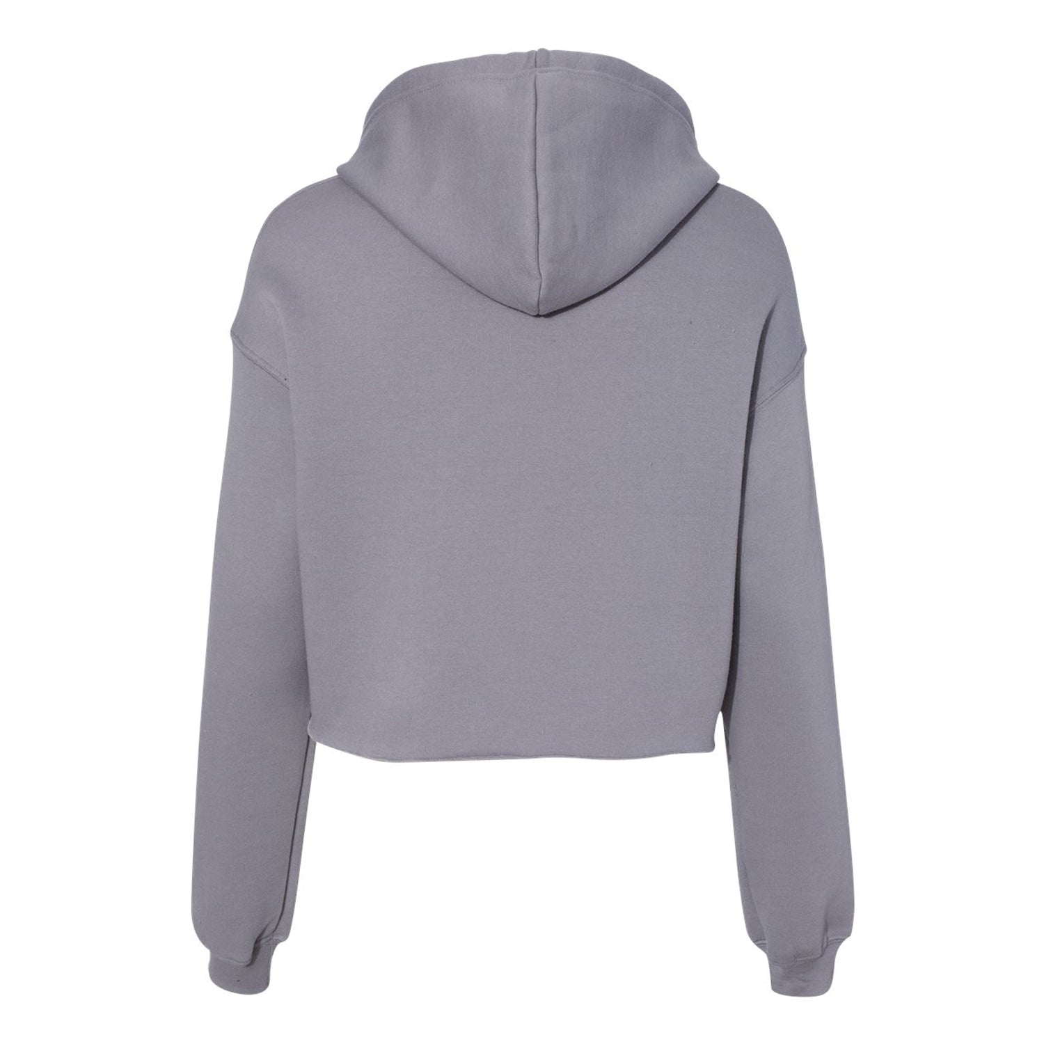 Storm - Back - Bella + Canvas Womens-Ladies Cropped Fleece Hoodie