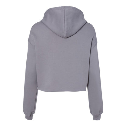 Storm - Back - Bella + Canvas Womens-Ladies Cropped Fleece Hoodie