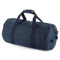 Vintage Oxford Navy - Front - Bagbase Vintage Canvas Barrel Bag