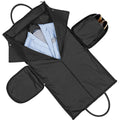 Black - Back - Quadra Nuhide Garment Weekender Duffel-Holdall Bag