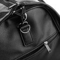 Black - Pack Shot - Quadra Nuhide Garment Weekender Duffel-Holdall Bag