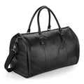 Black - Front - Quadra Nuhide Garment Weekender Duffel-Holdall Bag