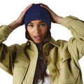 Oxford Navy - Back - Beechfield Organic Cotton Beanie