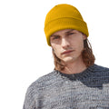 Mustard Yellow - Back - Beechfield Organic Cotton Beanie