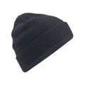 Graphite Grey - Front - Beechfield Organic Cotton Beanie