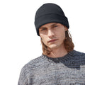 Graphite Grey - Back - Beechfield Organic Cotton Beanie