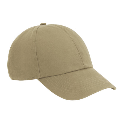 Desert Sand - Front - Beechfield Organic Cotton 6-panel Cap