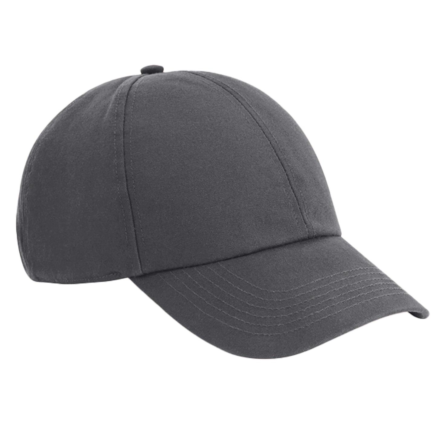 Graphite Grey - Front - Beechfield Organic Cotton 6-panel Cap
