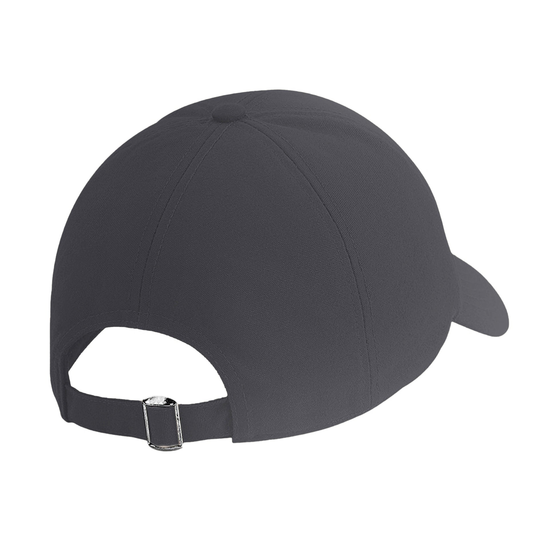 Graphite Grey - Back - Beechfield Organic Cotton 6-panel Cap