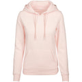 Pink - Front - Build Your Brand Womens Heavy Hoody-Sweatshirt