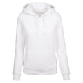 White - Front - Build Your Brand Womens Heavy Hoody-Sweatshirt