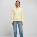 Soft Yellow - Side - Build Your Brand Womens Heavy Hoody-Sweatshirt