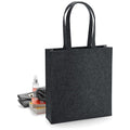 Charcoal Melange - Back - BagBase Felt Tote Bag