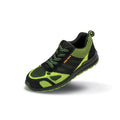 Neon Green-Black - Front - Result Work-Guard Hicks Unisex Safety Trainers