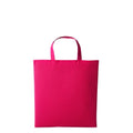 Hot Pink - Front - Nutshell Cotton Short Handle Shopper