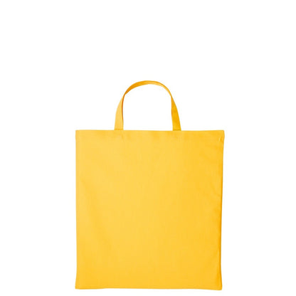 Gold - Front - Nutshell Cotton Short Handle Shopper