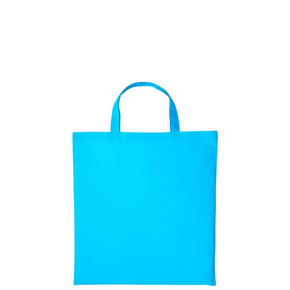 Hawaiian Blue - Front - Nutshell Cotton Short Handle Shopper