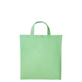 Pastel Green - Front - Nutshell Cotton Short Handle Shopper