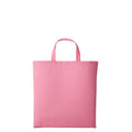 Pastel Pink - Front - Nutshell Cotton Short Handle Shopper