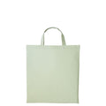 Pastel MInt - Front - Nutshell Cotton Short Handle Shopper