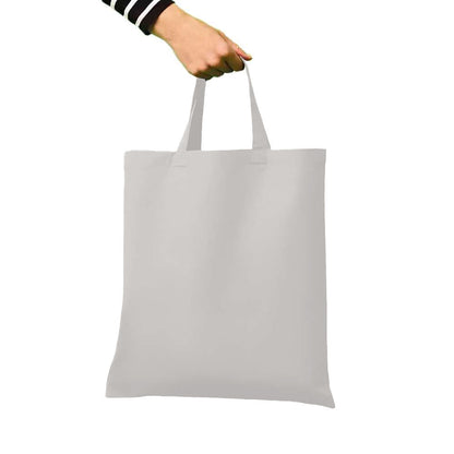 Natural - Back - Nutshell Cotton Short Handle Shopper