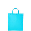 Turquoise - Front - Nutshell Cotton Short Handle Shopper