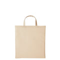 White - Front - Nutshell Cotton Short Handle Shopper