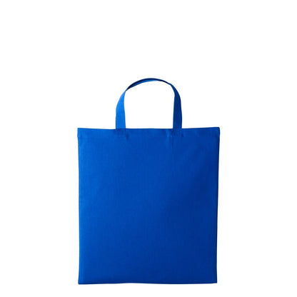 Royal Blue - Front - Nutshell Cotton Short Handle Shopper