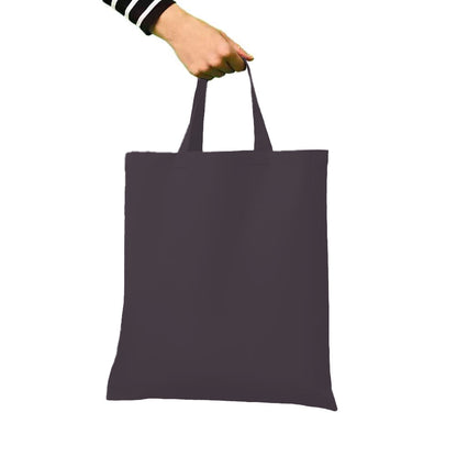 Storm Dark Grey - Back - Nutshell Cotton Short Handle Shopper