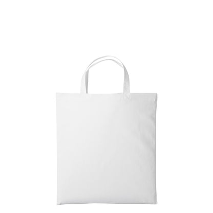 White - Front - Nutshell Cotton Short Handle Shopper