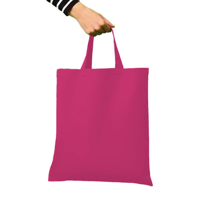 Cranberry - Back - Nutshell Cotton Short Handle Shopper
