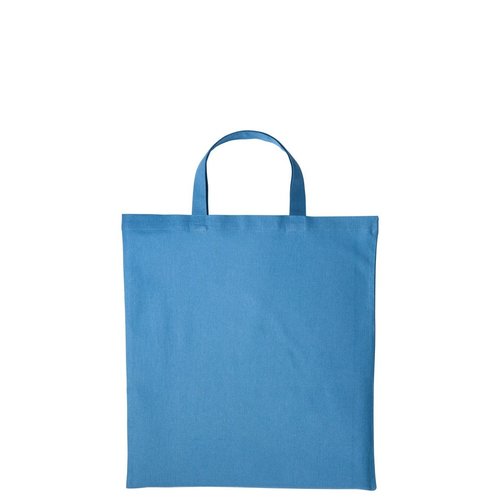 Airforce Blue - Front - Nutshell Cotton Short Handle Shopper