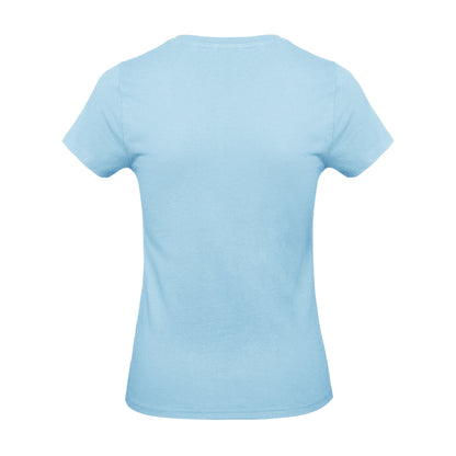 Sky Blue - Back - Kariban Womens-Ladies Feminine Fit Short Sleeve V Neck T-Shirt