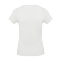 White - Back - Kariban Womens-Ladies Feminine Fit Short Sleeve V Neck T-Shirt