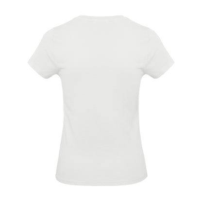 White - Back - Kariban Womens-Ladies Feminine Fit Short Sleeve V Neck T-Shirt