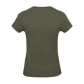 Khaki - Back - Kariban Womens-Ladies Feminine Fit Short Sleeve V Neck T-Shirt