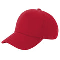 Classic Red - Side - Beechfield Authentic 5-Panel Cap