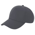 Graphite Grey - Side - Beechfield Authentic 5-Panel Cap