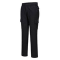 Black - Front - Portwest Mens Stretch Slim Combat Trousers